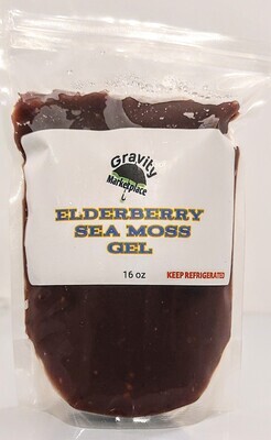 Sea Moss Elderberry Immune Gel 16 oz