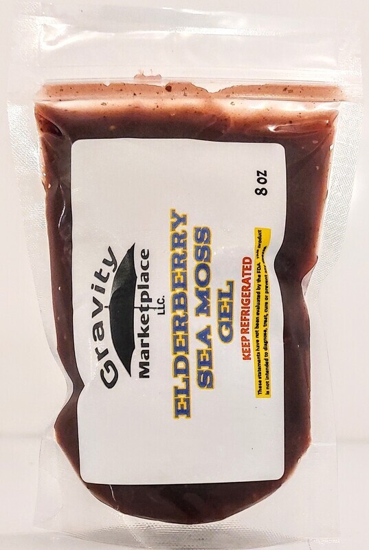 Sea Moss Elderberry Immune Gel 8 oz
