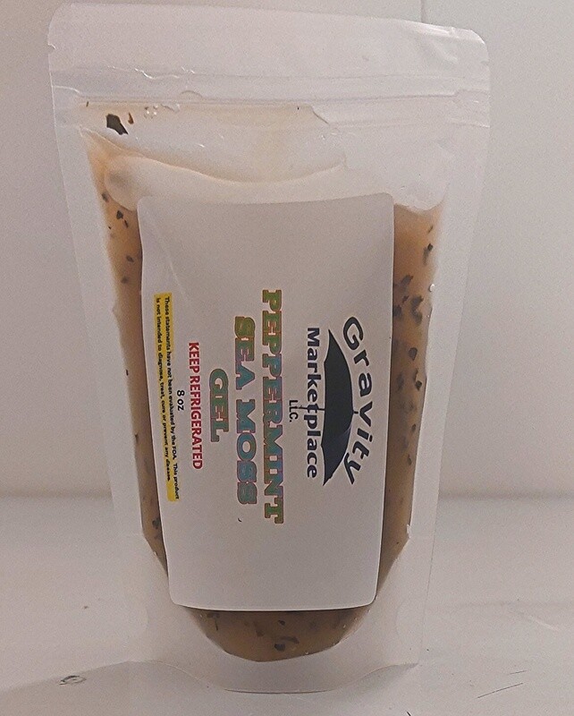Sea Moss Peppermint Gel 8 oz