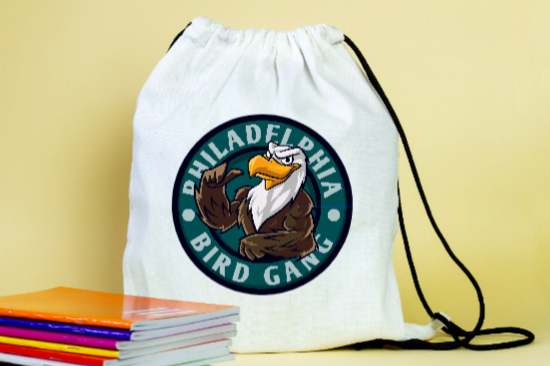 Drawstring sports backpack