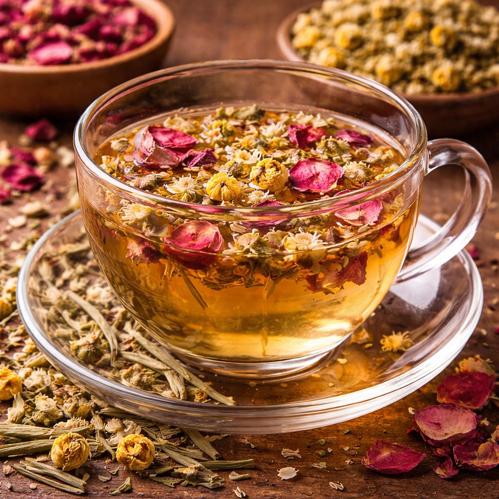 TEA: Rose Blend Tea with Sea Moss