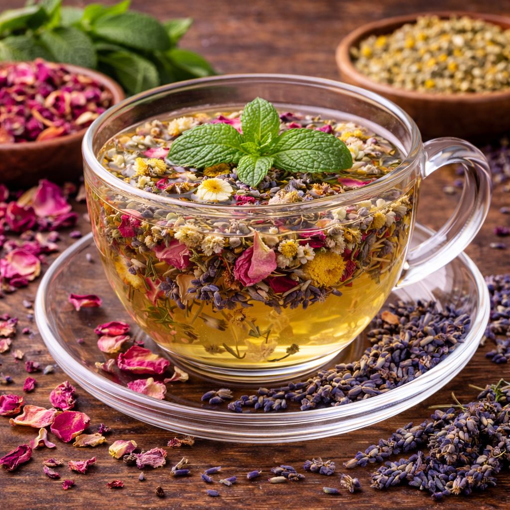 TEA: Refresh Tea Blend - Cooling, Floral and Calming with Sea Moss