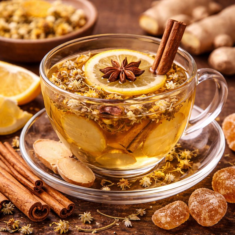 TEA: Ginger Delight Tea with Sea Moss TEA: Ginger Delight Tea with Sea Moss