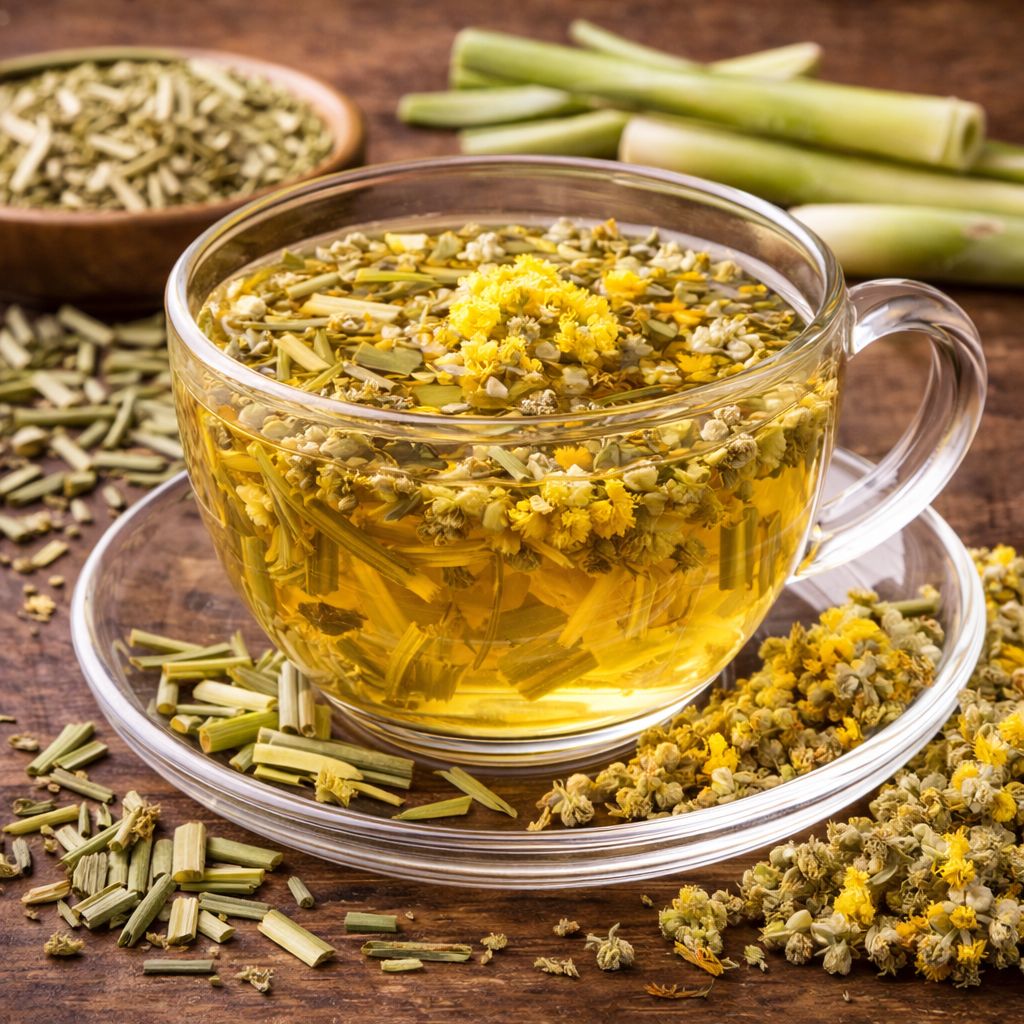 TEA: Mullein and Lemongrass Tea with Sea Moss