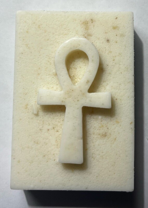 SOAP: The Ankh Oatmeal Soap infused with Sea Moss SOAP: The Ankh Oatmeal Soap infused with Sea Moss