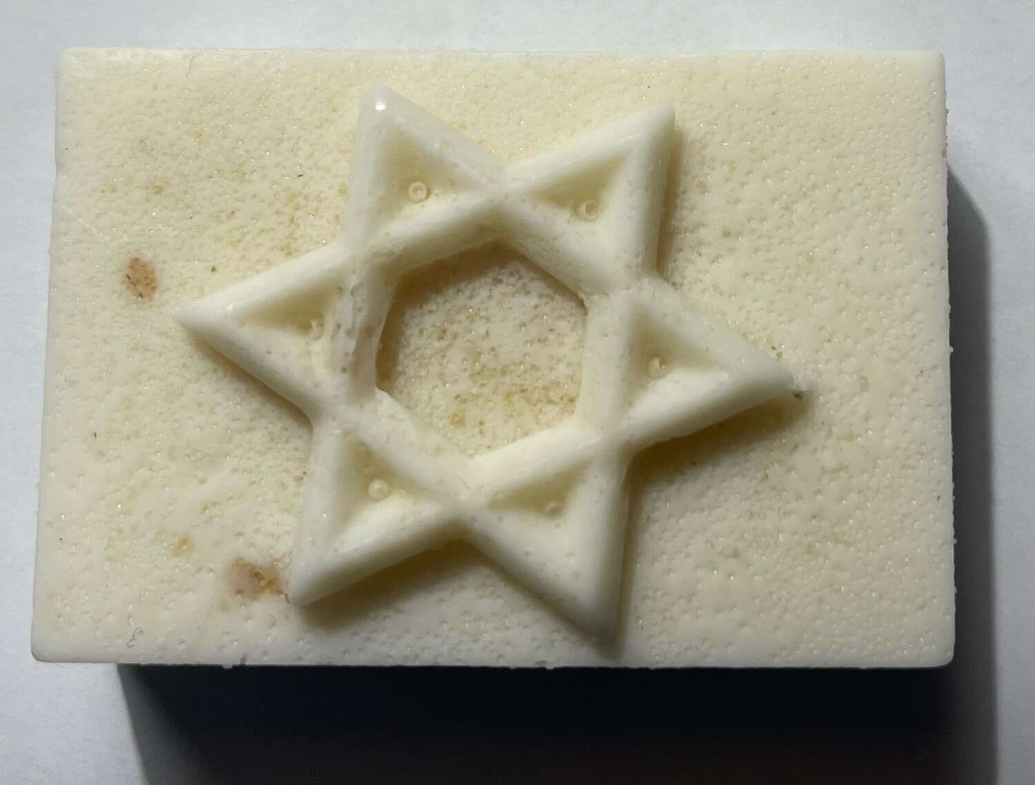 SOAP: Star of David Oatmeal Soap infused with Sea Moss