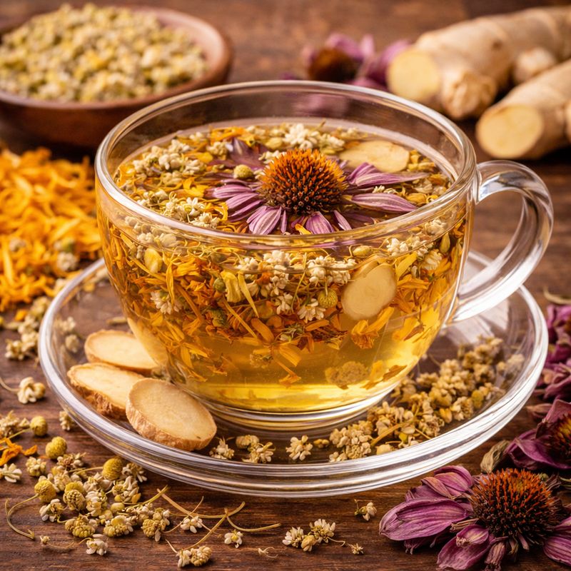 TEA: Calendula Immune Support Tea Blend with Sea Moss TEA: Calendula Immune Support Tea Blend with Sea Moss