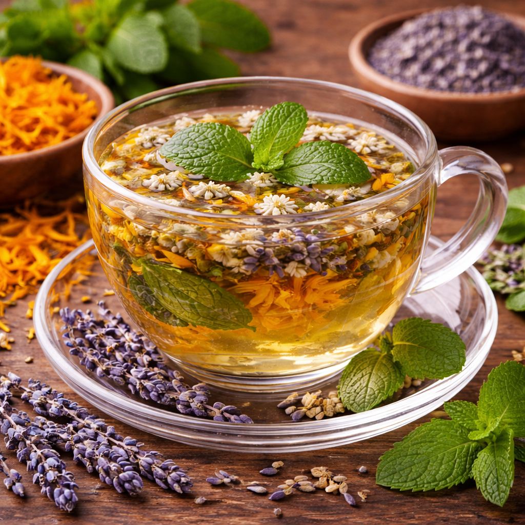 TEA: Calendula Calm &amp; Relaxation Tea Blend with Sea Moss