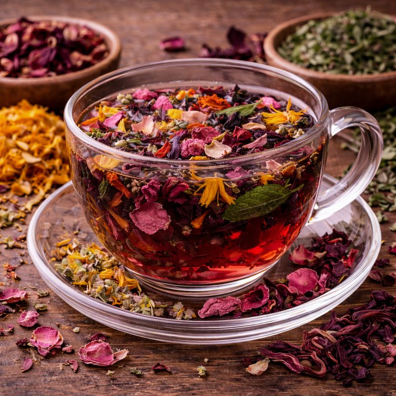 TEA: Calendula Radiance Herbal Tea with Sea Moss TEA: Calendula Radiance Herbal Tea with Sea Moss