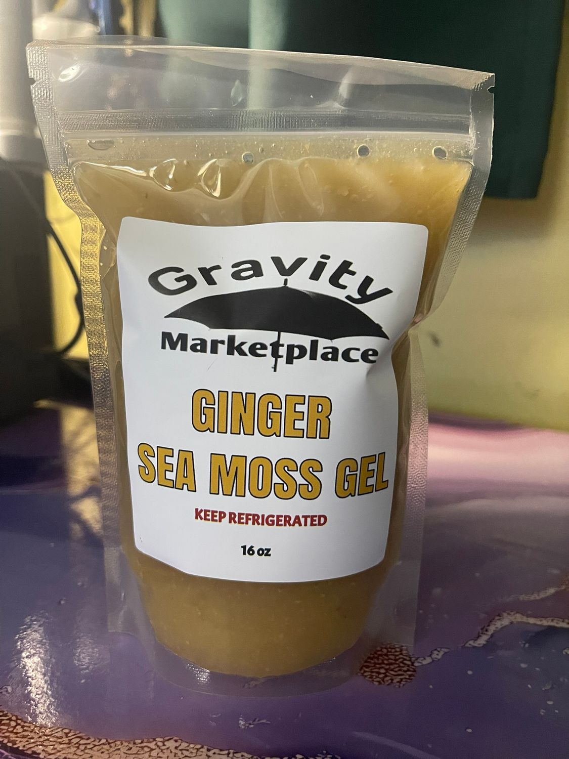 Sea Moss Ginger Gel 16 oz