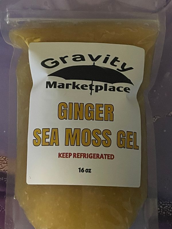 Sea Moss Ginger Gel 16 oz - This gel aides in digestion, immunity, and inflammation.-