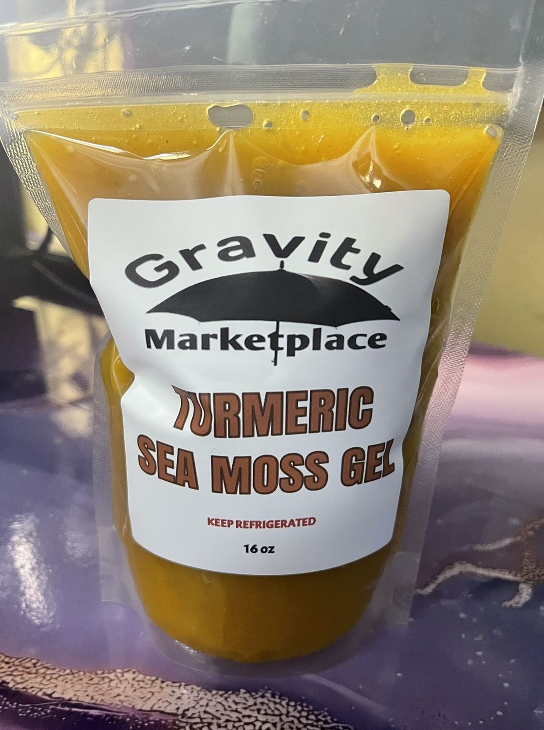 Sea Moss Turmeric Gel 16 oz