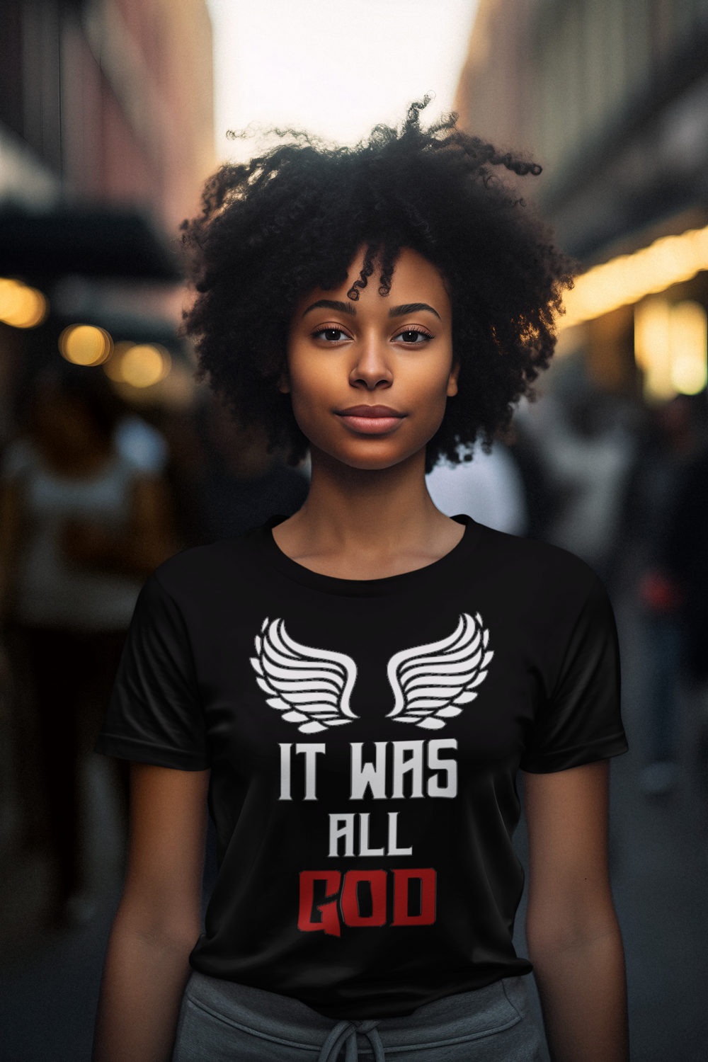 IT WAS ALL GOD CREW TEE