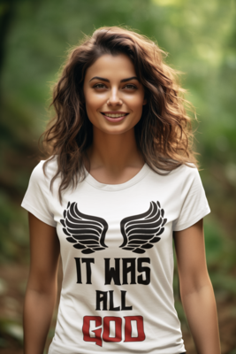 IT WAS ALL GOD CREW TEE