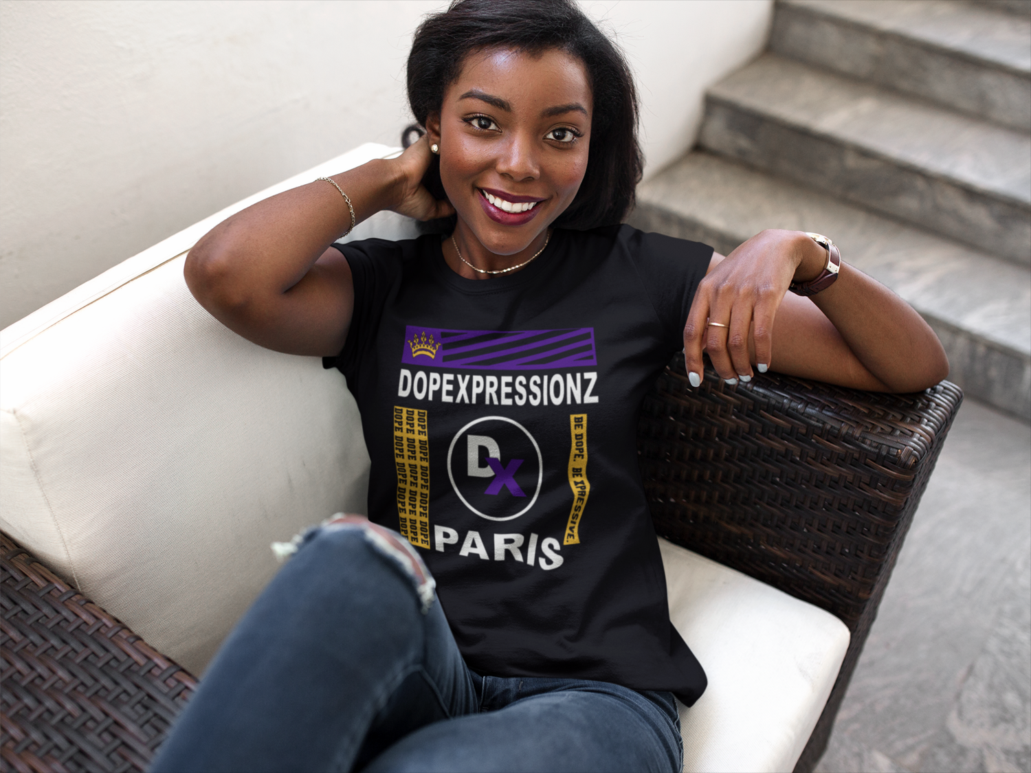 DOPEXPRESSIONZ PARIS TEE