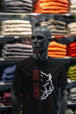 SPLIT FACE BALL HAWGZ TEE