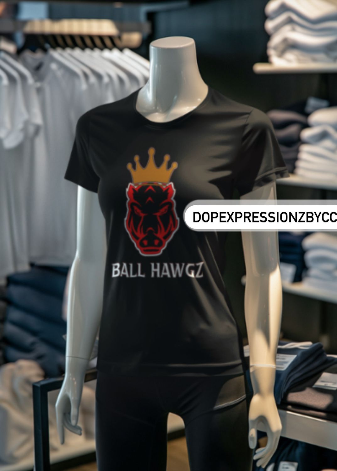 LADY BALL HAWGZ UNISEX TEE