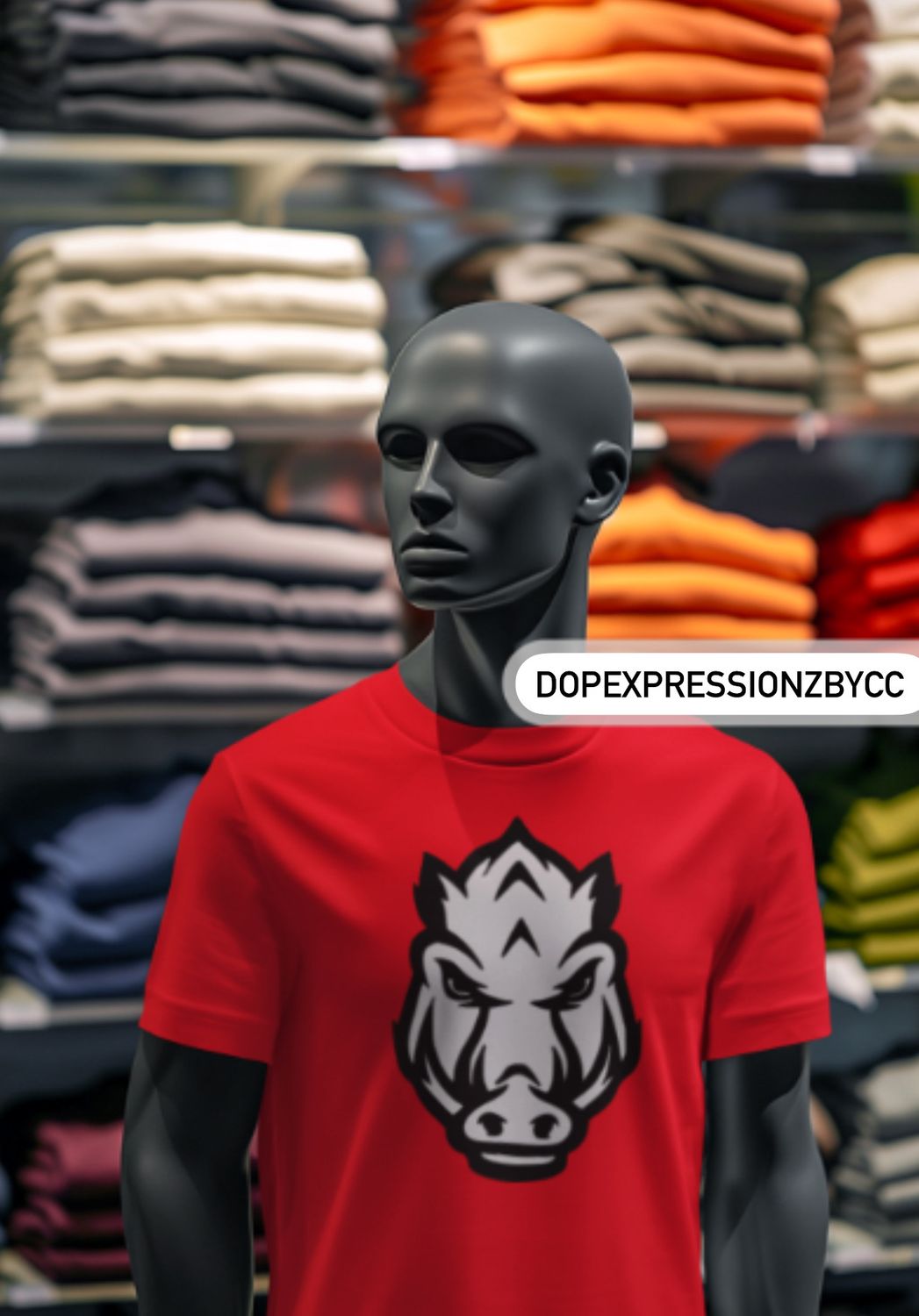 RED BALL HAWGZ LOGO TEE