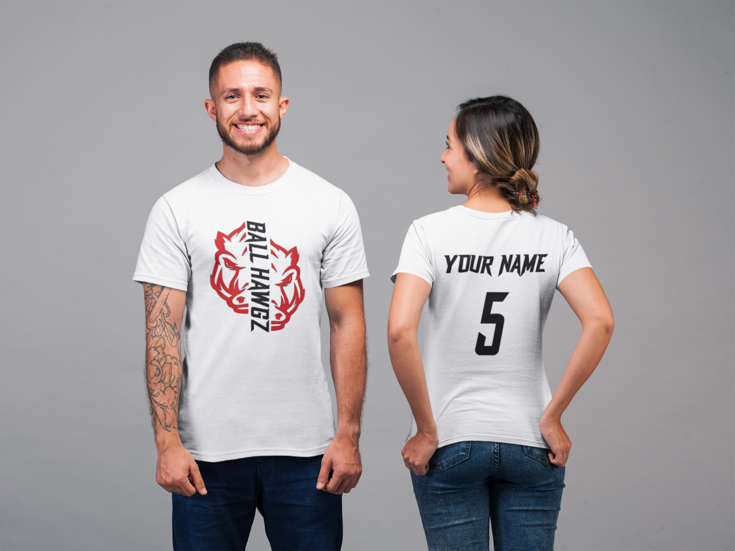 BALL HAWGZ PERSONALIZED TEE