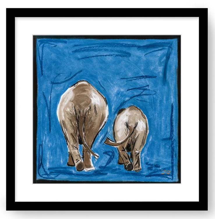 Limited Edition Giclee Print . You and Me.