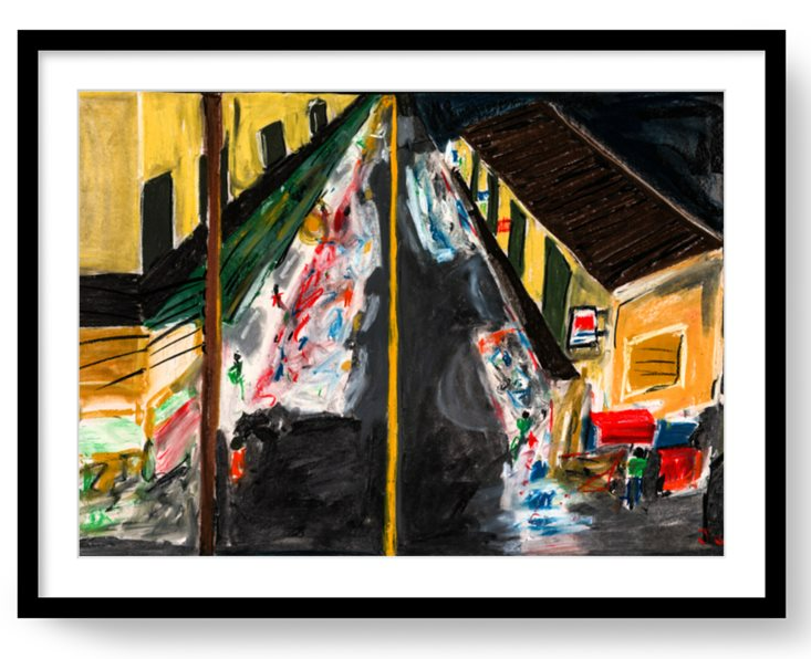 Limited Edition Giclee Print. Thai Street.