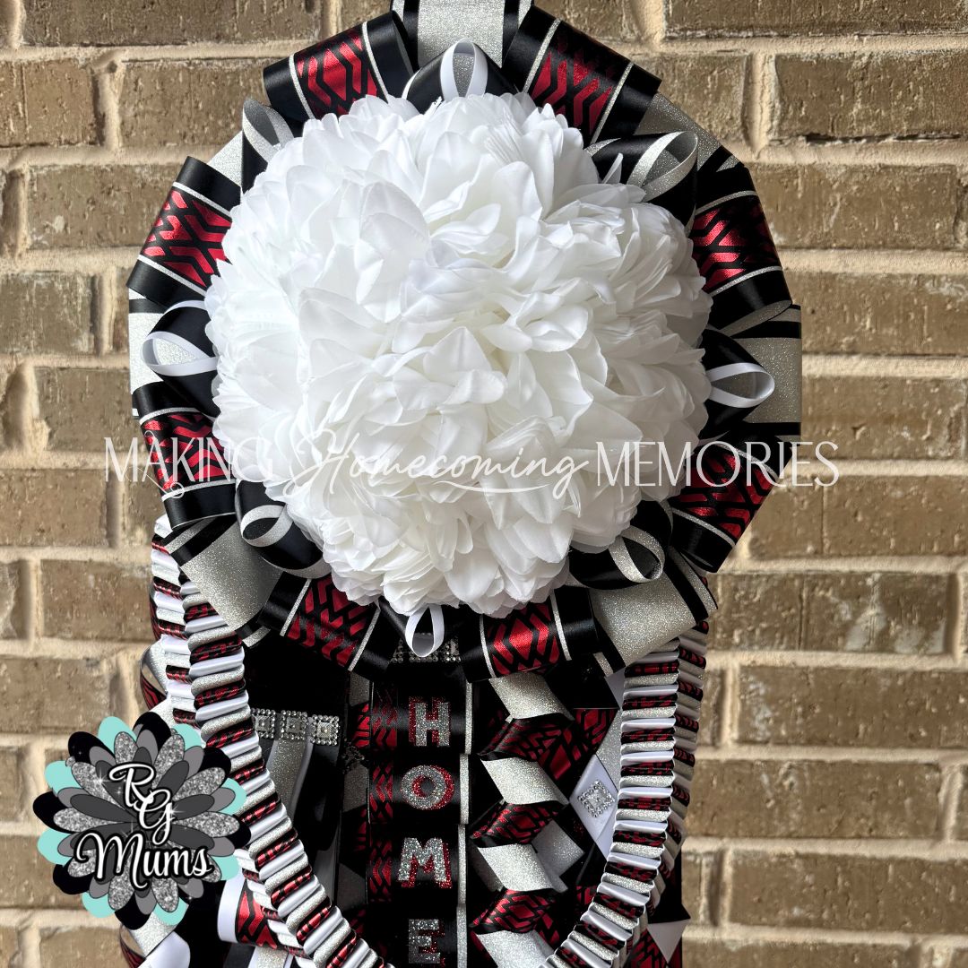 RG Designer Supreme Garter - Red, Black &amp; White