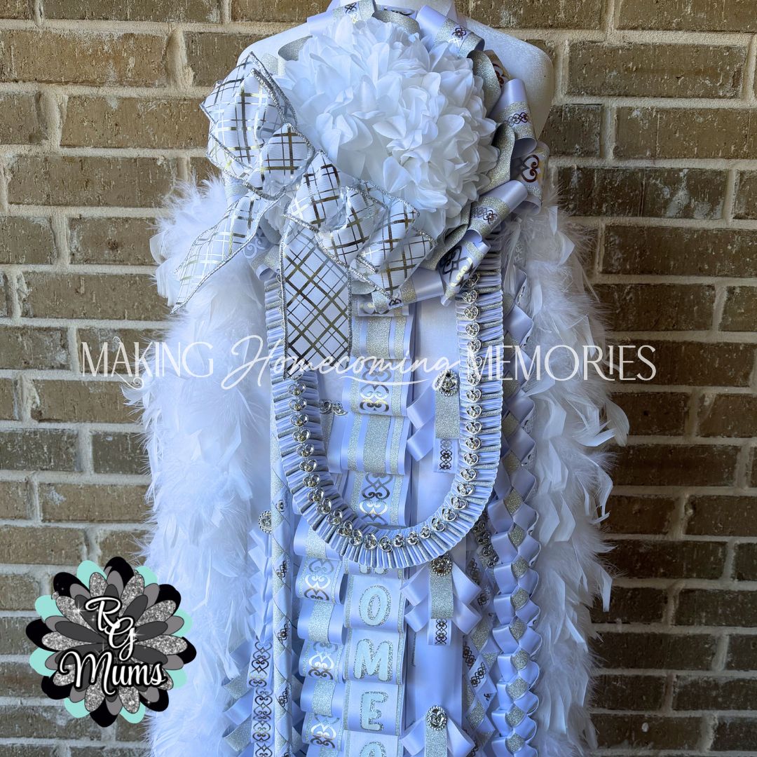 RG Designer Supreme Senior 9.5" Single Mum - Silver &amp; White