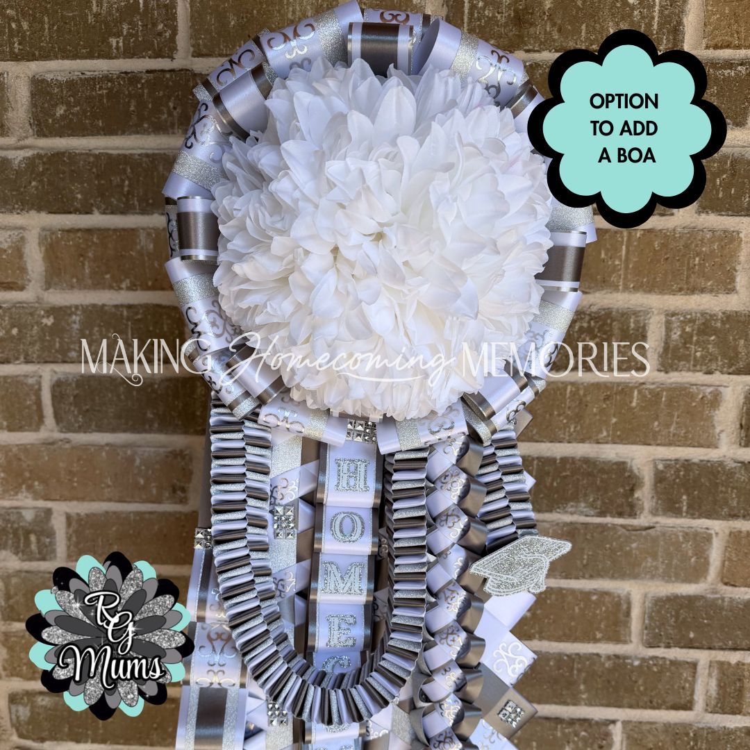 RG Supreme Garter Silver &amp; White - Senior