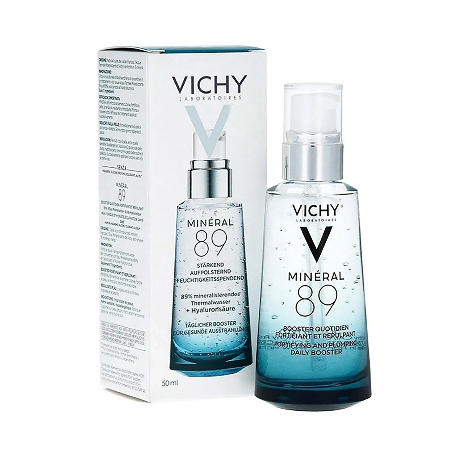 Vichy Mineral 89 Serum Hidratante con Ácido Hialurónico