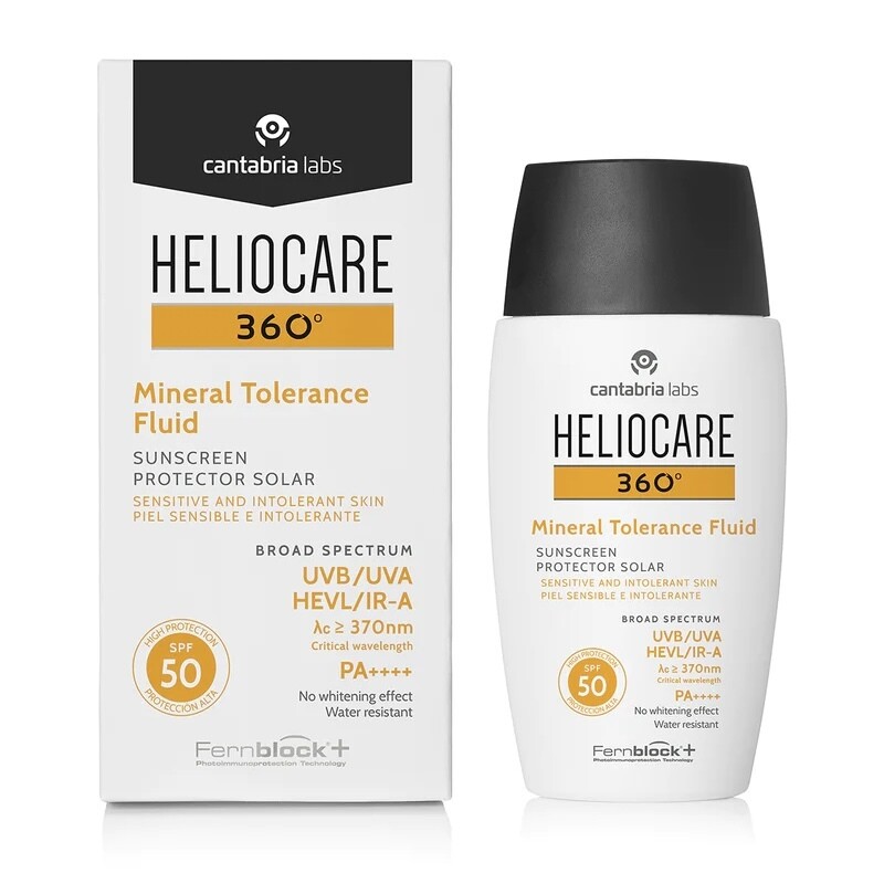 360 Mineral Tolerance Fluid spf50+. HELIOCARE