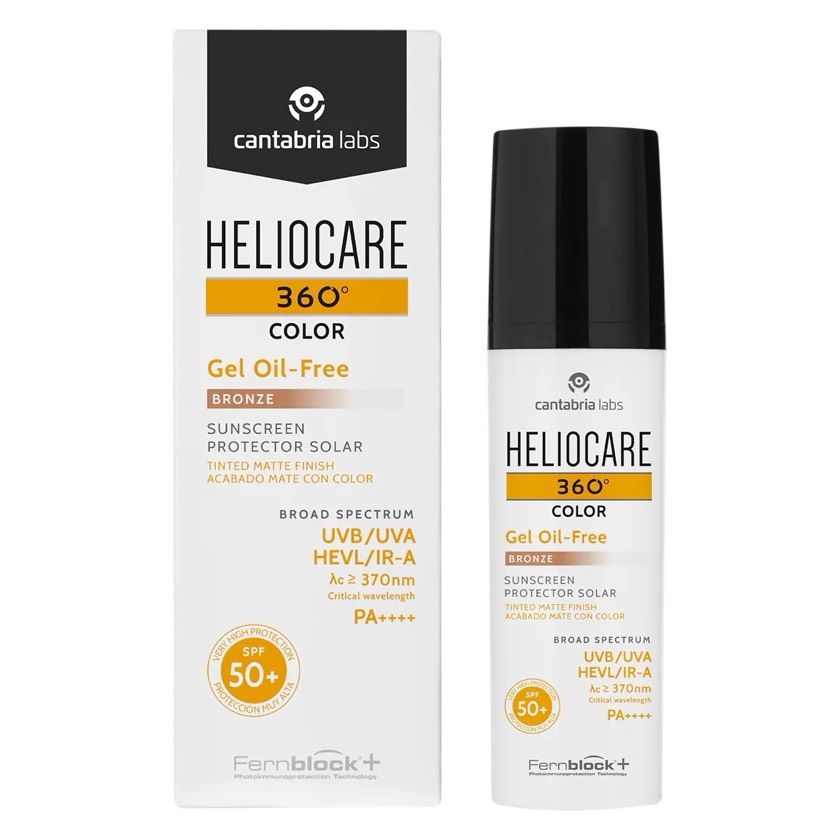 360 Gel Oil Free spf50+ Con color. HELIOCARE