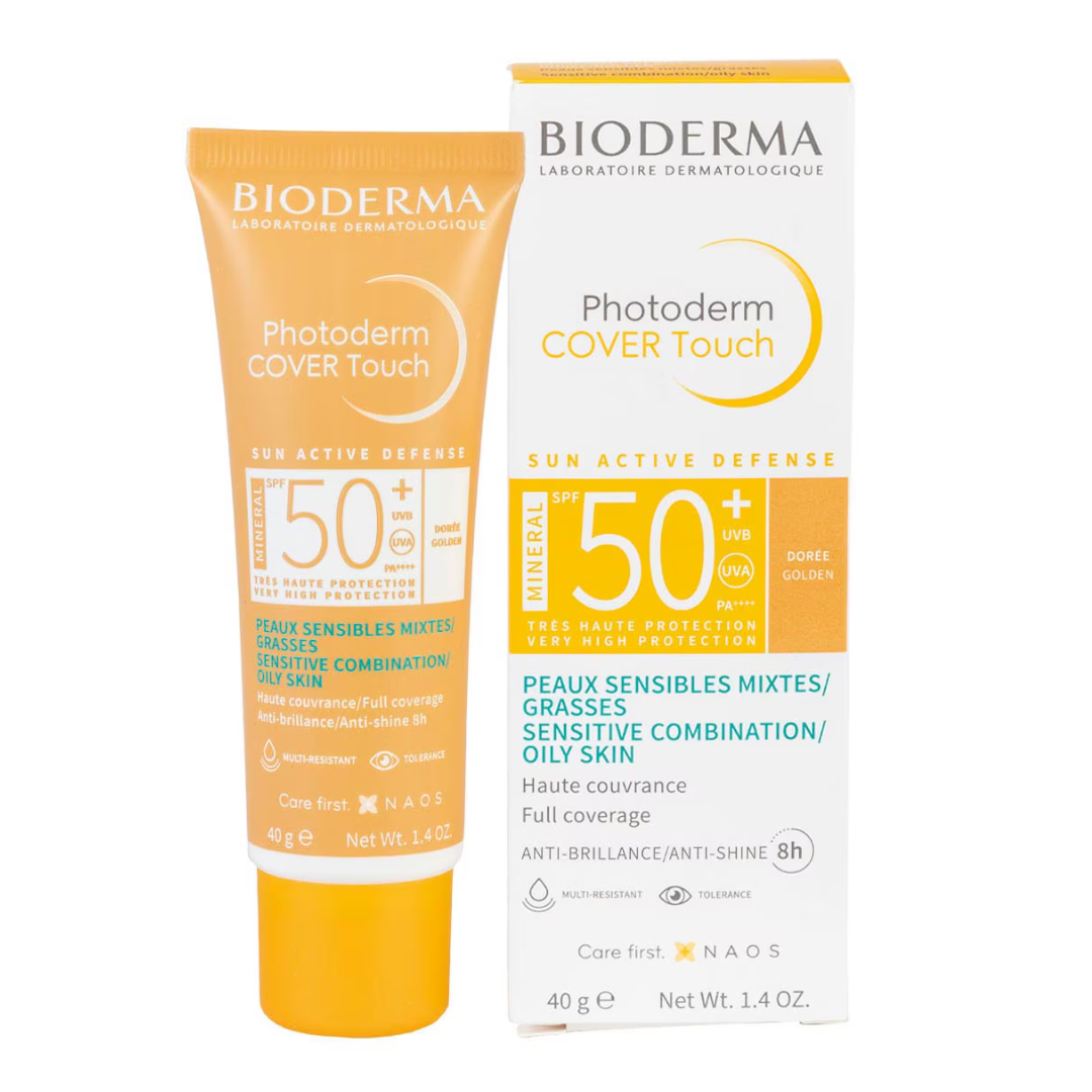 Bioderma Photoderm Cover Touch Mineral Spf50+ Con color, TONOS: Golden