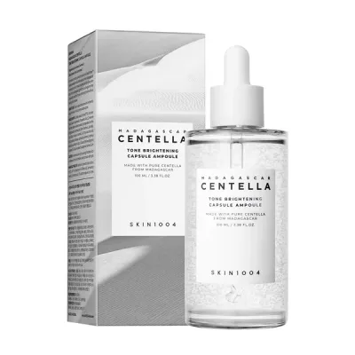 Madagascar Centella Tone Brightening Ampoule. Ampolla Unificadora de Tono. SKIN1004