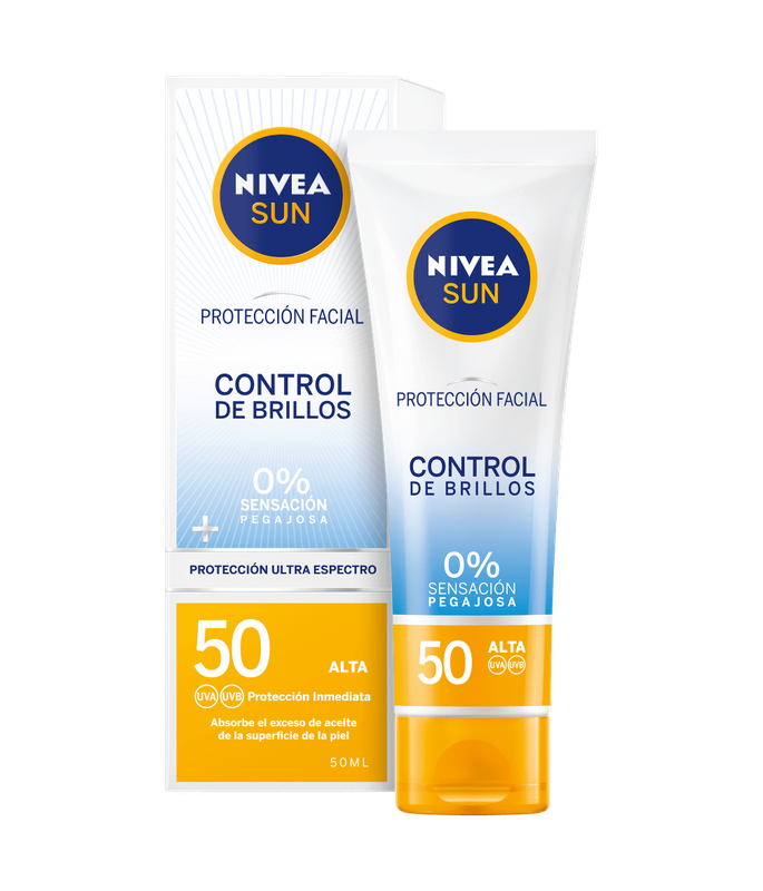 Nivea Sun Control de Brillo. spf50