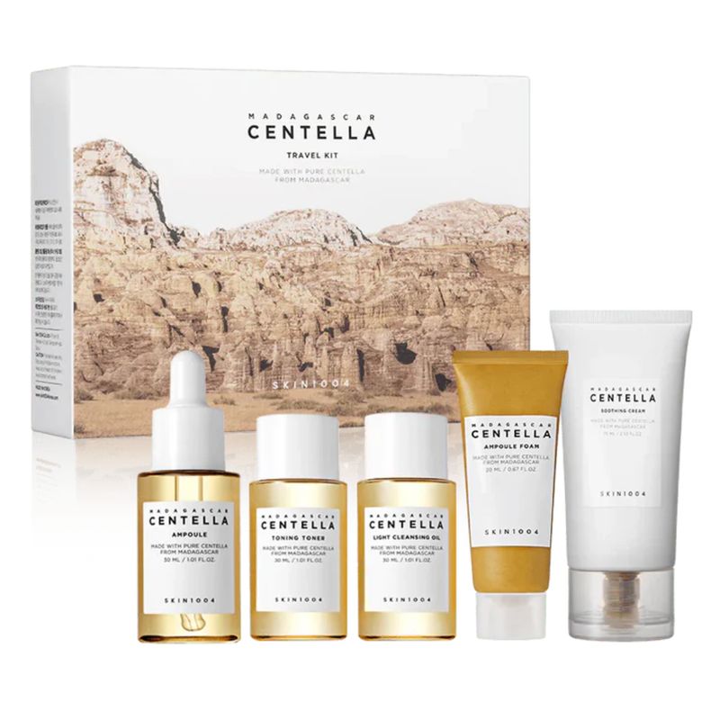 Kit Madagascar Centella Travel Size. Kit de Viaje de Centella. SKIN1004
