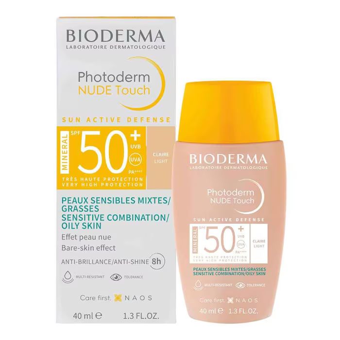 Bioderma Photoderm Nude Touch Spf50+ Con color Bioderma Photoderm Nude Touch Spf50+ Con color