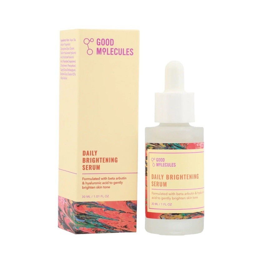 Suero facial iluminador diario unificador de tono. Daily Brightening serum. Good Molecules