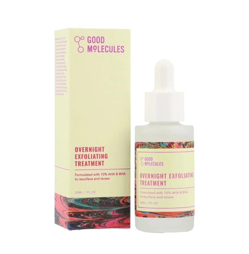 Suero Facial Tratamiento Exfoliante Nocturno. Overnight exfoliating treatment. Good Molecules