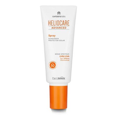 Protector solar corporal en spray SPF50+ alta protección UVA UVB. HELIOCARE