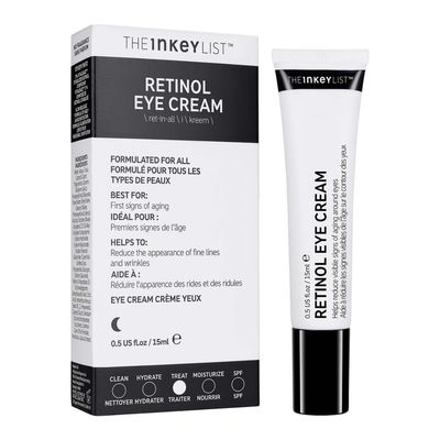 Contorno de ojos con retinol antiarrugas. Retinol Eye Cream. The Inkey List