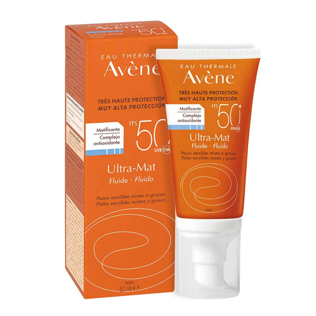 Mat Perfect Fluido SPF50+ Protector Solar matificante sin color. AVÈNE