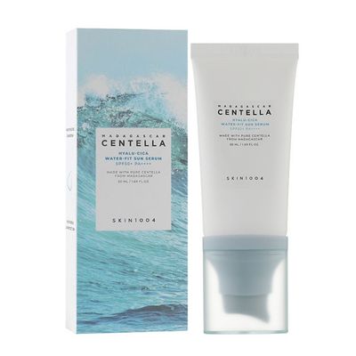 Centella Hyalu-Cica Water-Fit Sun Serum SPF50+. SKIN1004