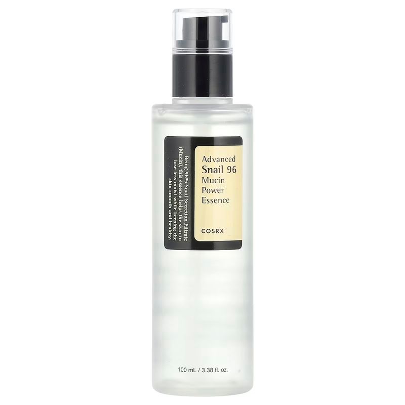 Advanced Snail 96 Mucin Power Essence. Esencia facial reparadora con baba de caracol. COSRX