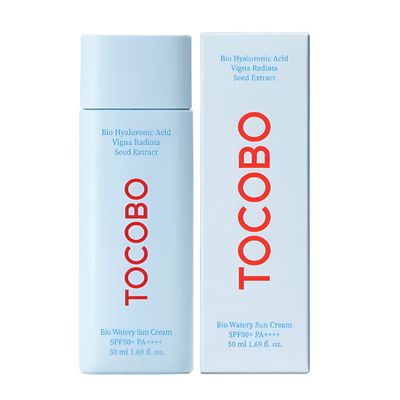 Bio Watery Sun Cream SPF50+ Protector Solar Hidratante Ligero. TOCOBO