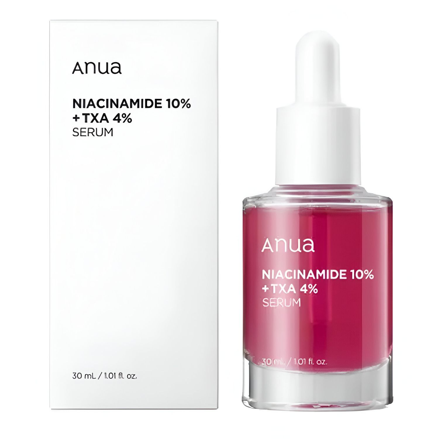 Niacinamida 10% + Ácido Tranexámico 4% . Sérum Despigmentante Anti-Manchas. ANUA