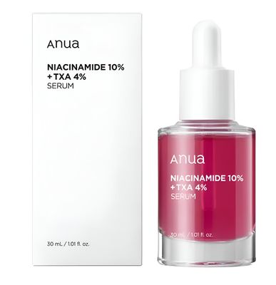 Niacinamida 10% + Ácido Tranexámico 4% . Sérum Despigmentante Anti-Manchas. ANUA