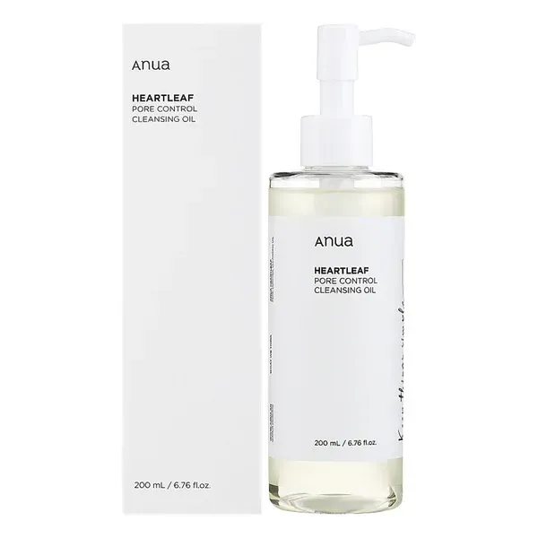 Heartleaf Pore Control Cleansing Oil. Aceite Limpiador Facial Control de Poros. ANUA