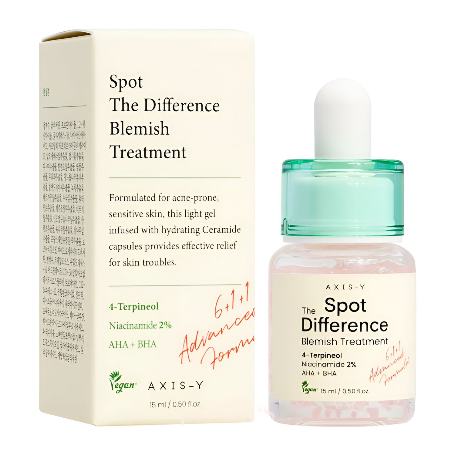 Spot The Difference Treatment. Tratamiento para imperfecciones antiacné. AXIS-Y