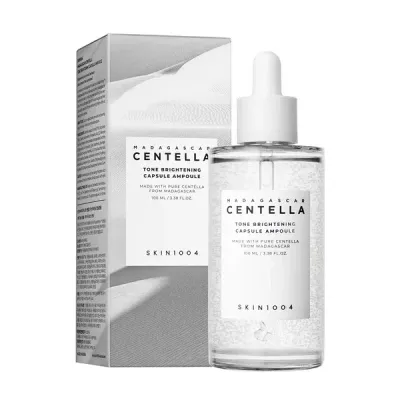 Madagascar Centella Tone Brightening Ampoule. Ampolla antimanchas unificadora de tono. SKIN1004