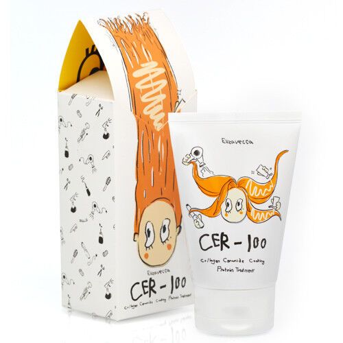 Tratamiento capilar reparador con proteínas, collagen ceramide coating protein treatment. ELIZAVECCA